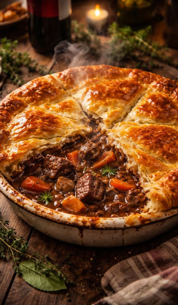 Mary Berry Beef Bourguignon Pie Recipe