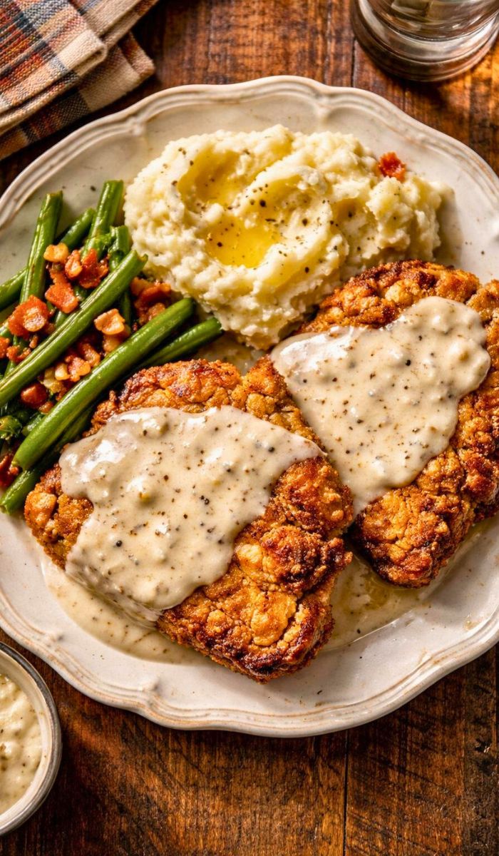 Paula Deen Chicken Fried Pork Chops Recipe