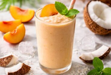 Peach Coconut Cream Smoothie Recipe