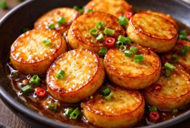 Silky Braised Egg Tofu Recipe