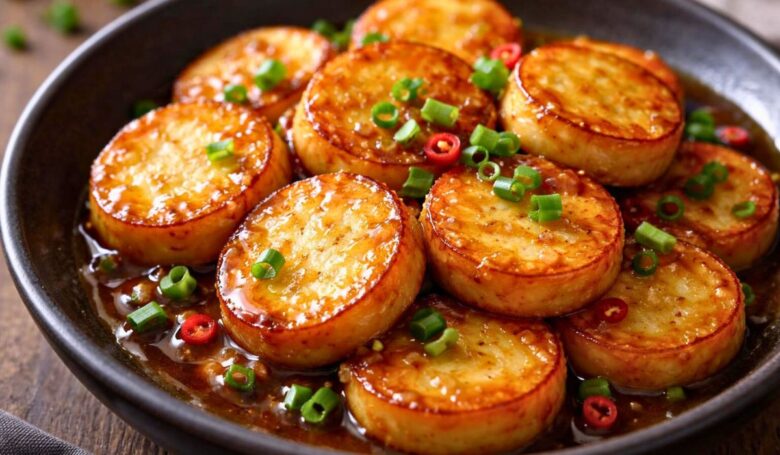 Silky Braised Egg Tofu Recipe