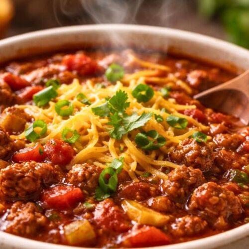 Slow Cooker No Bean Chili Recipe