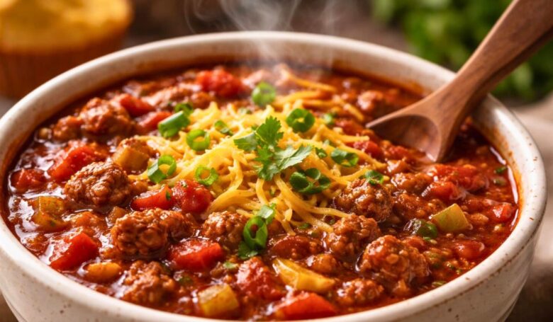 Slow Cooker No Bean Chili Recipe