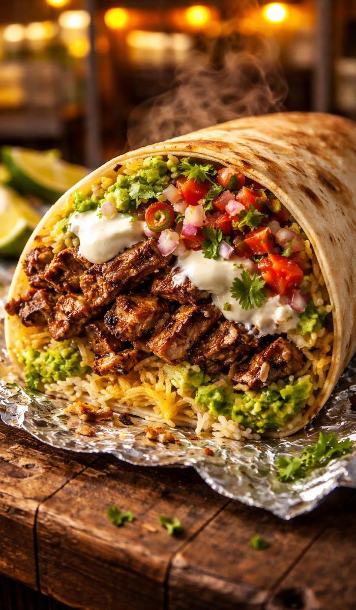 Taco Truck Carne Asada Burrito Recipe