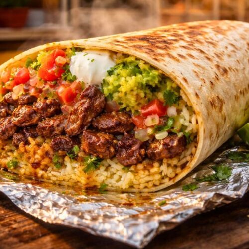 Taco Truck Carne Asada Burrito Recipe