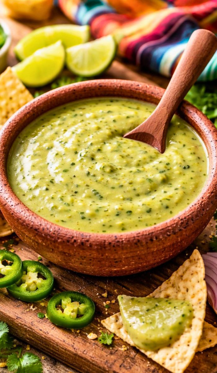 Taqueria Style Creamy Jalapeno Salsa Recipe