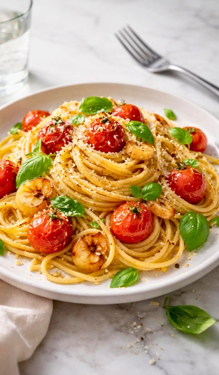Tomato Garlic Pasta Recipe