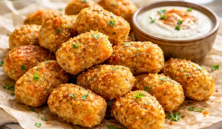 Boiled Cauliflower Tots Recipe