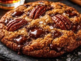 Brown Butter Bourbon Pecan Chocolate Cookies Recipe