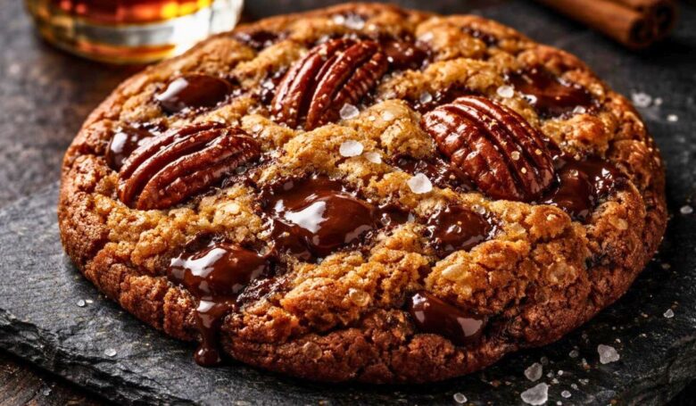 Brown Butter Bourbon Pecan Chocolate Cookies Recipe