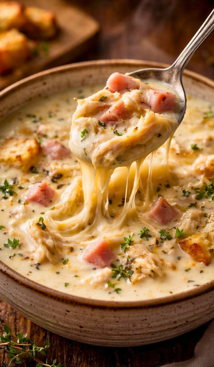 Chicken Cordon Bleu Soup Recipe