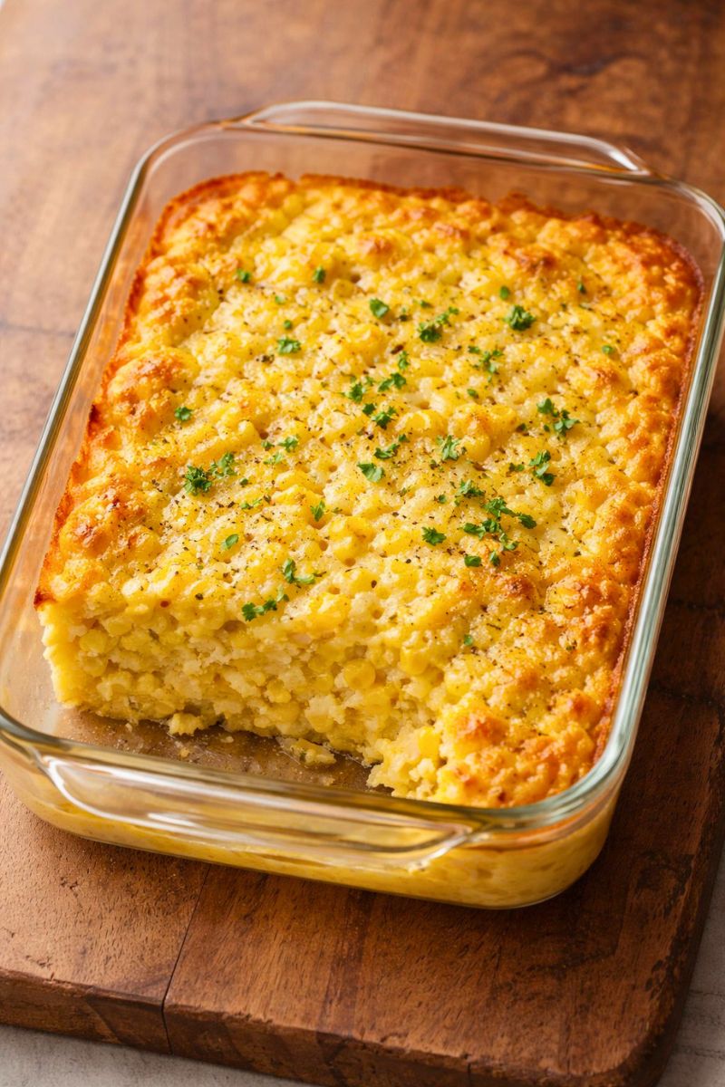 Creamy Nantucket Corn Pudding Recipe