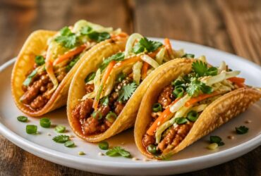 Crispy Chicken Wonton Tacos Recipe