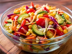 Crunchy Veggies Meet Tangy Dressing Recipe