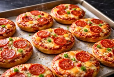 Easy Homemade Pizza Bagels Recipe