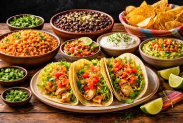 Full Mexican-Inspired Dinner Spread Recipe