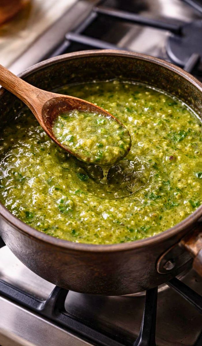 Homemade Green Enchilada Sauce Recipe