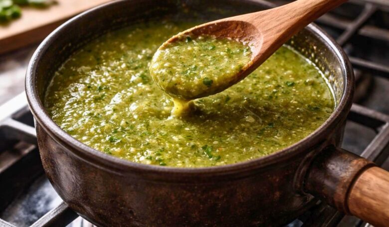 Homemade Green Enchilada Sauce Recipe