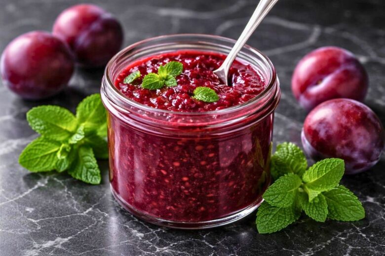 Homemade Mint and Plum Sauce Recipe Recipe