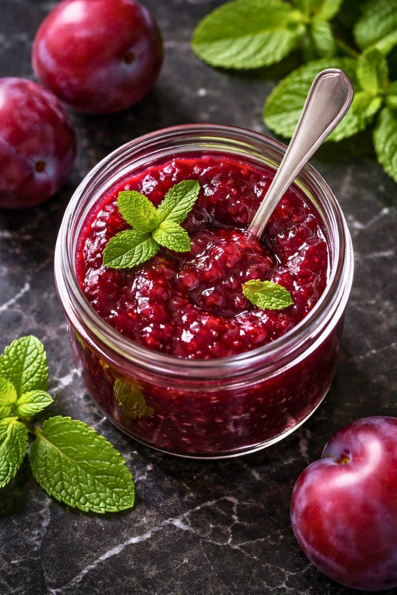 Homemade Mint and Plum Sauce Recipe Recipe