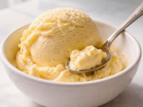 Homemade Vanilla Custard Ice Cream Recipe