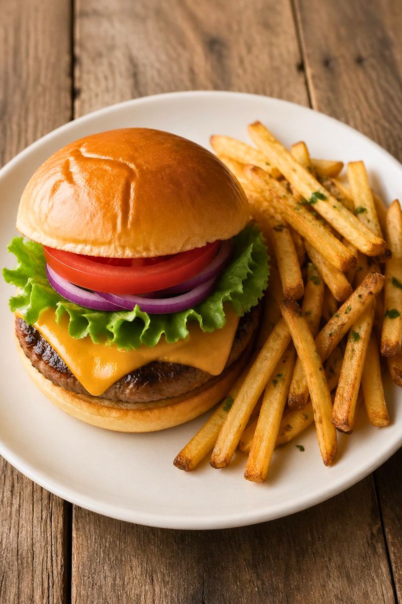 Joanna Gaines Burgers and Fries Recipe