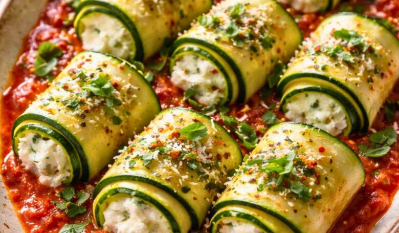 Keto Zucchini Roll-up Recipe