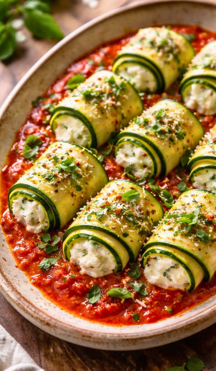 Keto Zucchini Roll-up Recipe