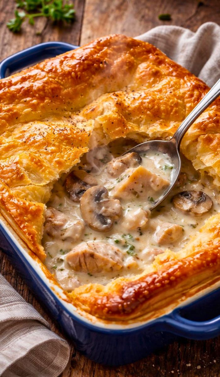 Mary Berry Chicken and Mushroom Pie Recipe