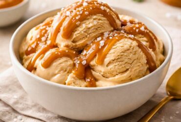 Ninja Creami Creamy Salted Caramel Ice Cream Recipe