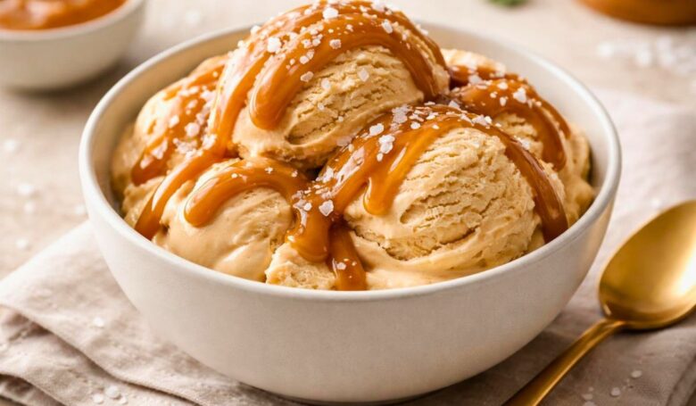Ninja Creami Creamy Salted Caramel Ice Cream Recipe