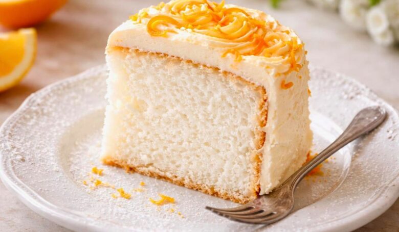Orange Cream Angel Food Cake Recipe
