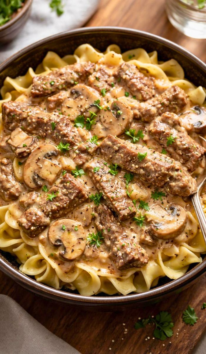 Paula Deen Beef Stroganoff Recipe