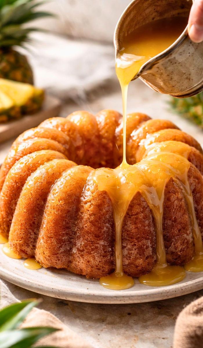 Pineapple Juice Cake Recipe