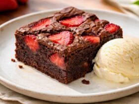 Strawberry Chocolate Fudge Brownies Recipe