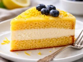 Tasty Lemon Cheesecake Cake Recipe