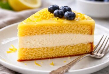 Tasty Lemon Cheesecake Cake Recipe