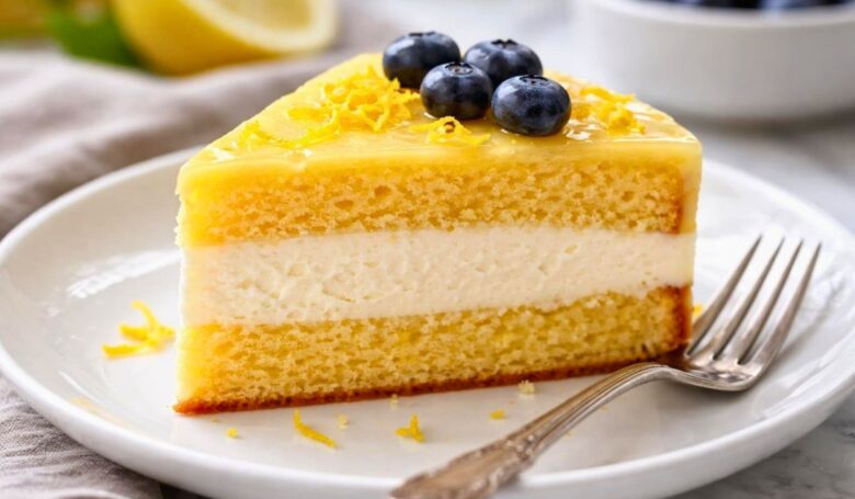 Tasty Lemon Cheesecake Cake Recipe