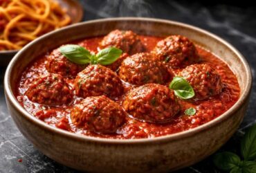 Tomato Sauce and Savory Meatballs Recipe