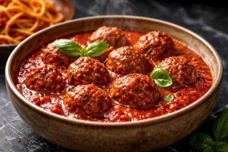 Tomato Sauce and Savory Meatballs Recipe