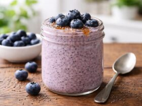 Vegan Blueberry Chia Pudding Recipe