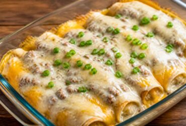 Breakfast Enchiladas with Sausage Gravy Recipe