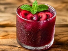 Cherries Chilled Juice Recipe