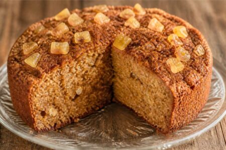 Ginger Cake with Oats Recipe