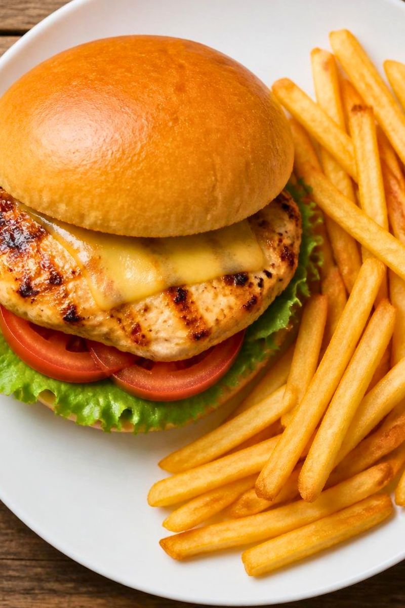 Grilled Chicken Burger Recipe