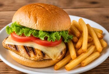 Grilled Chicken Burger Recipe