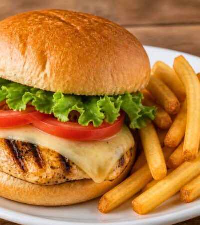 Grilled Chicken Burger Recipe