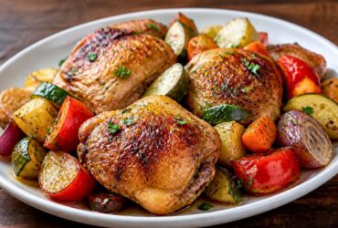 Roasted Chicken Veggie Recipe