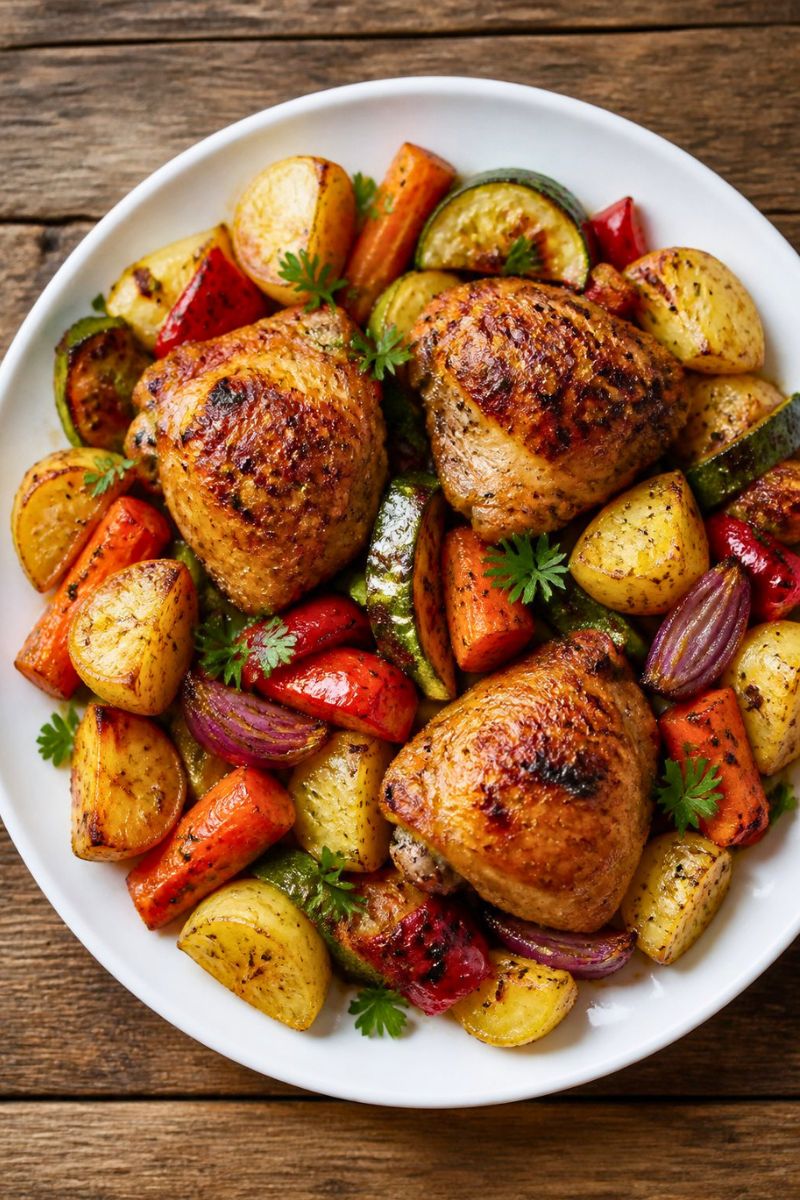 Roasted Chicken Veggie Recipe