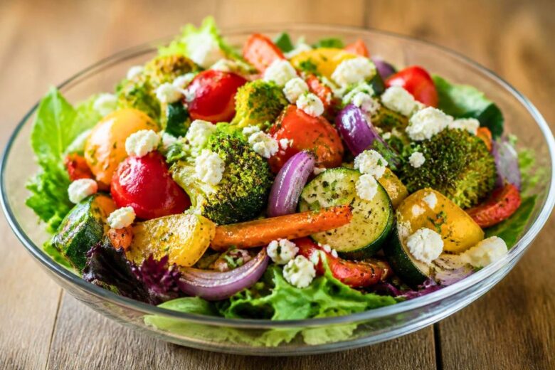 Roasted Veggie Salad Recipe
